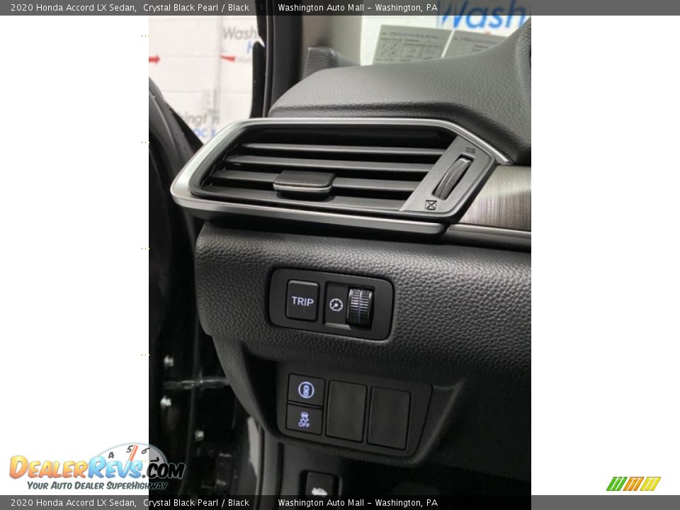 2020 Honda Accord LX Sedan Crystal Black Pearl / Black Photo #12