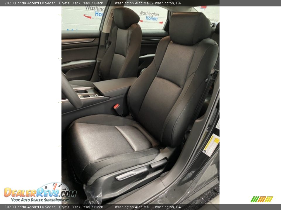 2020 Honda Accord LX Sedan Crystal Black Pearl / Black Photo #14