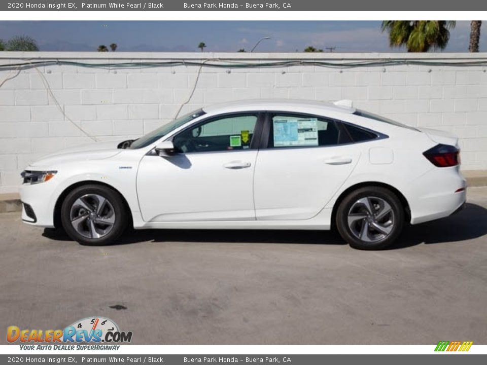 2020 Honda Insight EX Platinum White Pearl / Black Photo #9