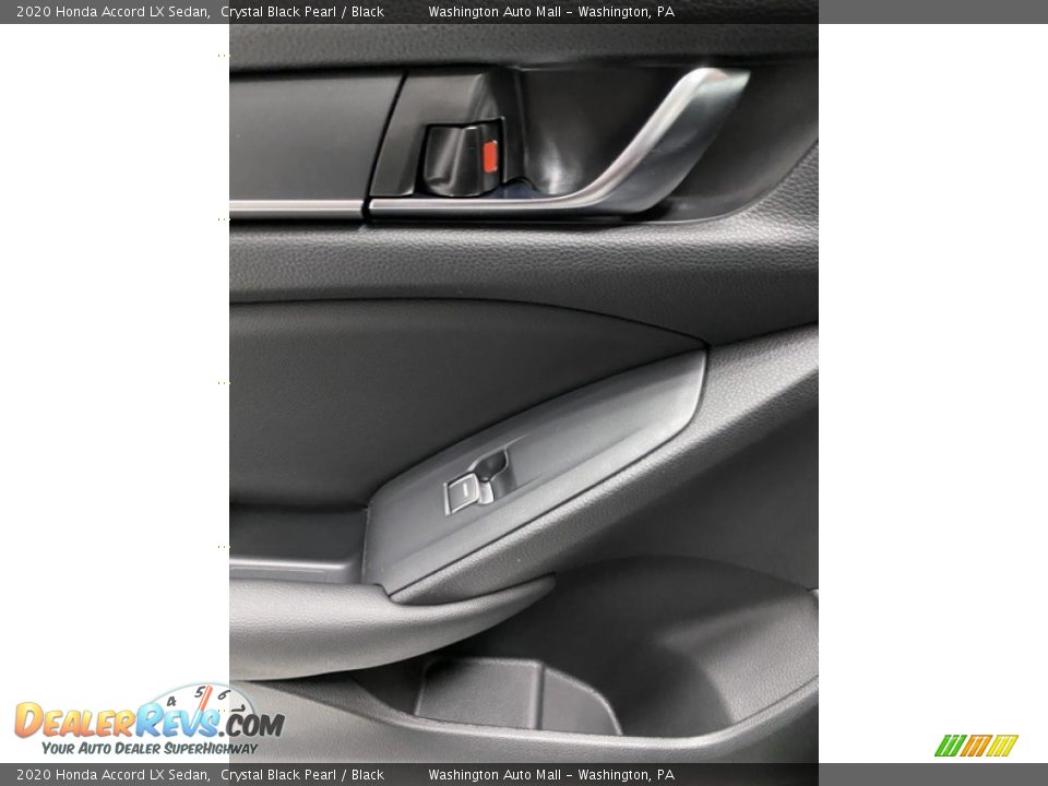 2020 Honda Accord LX Sedan Crystal Black Pearl / Black Photo #17