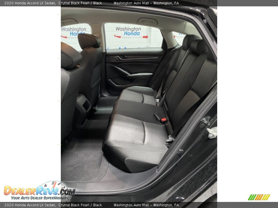 2020 Honda Accord LX Sedan Crystal Black Pearl / Black Photo #20