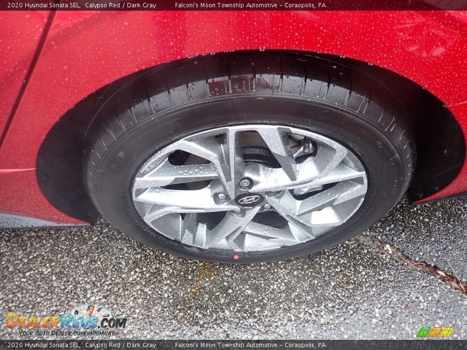 2020 Hyundai Sonata SEL Calypso Red / Dark Gray Photo #7