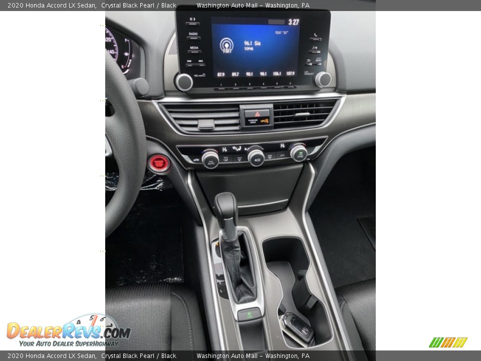 2020 Honda Accord LX Sedan Crystal Black Pearl / Black Photo #25