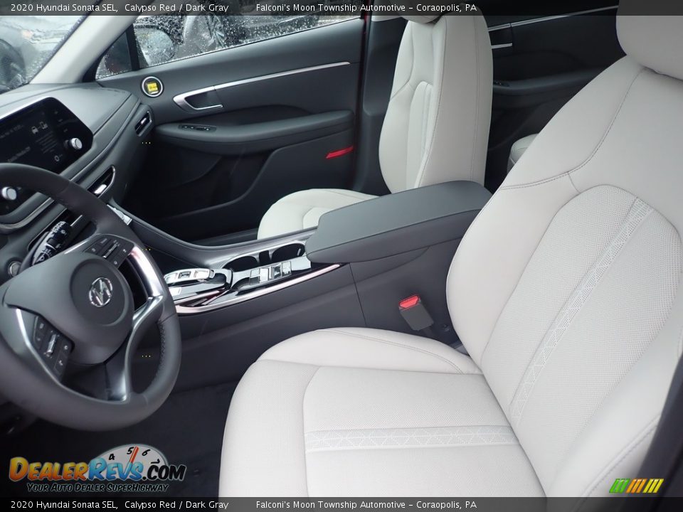 2020 Hyundai Sonata SEL Calypso Red / Dark Gray Photo #10