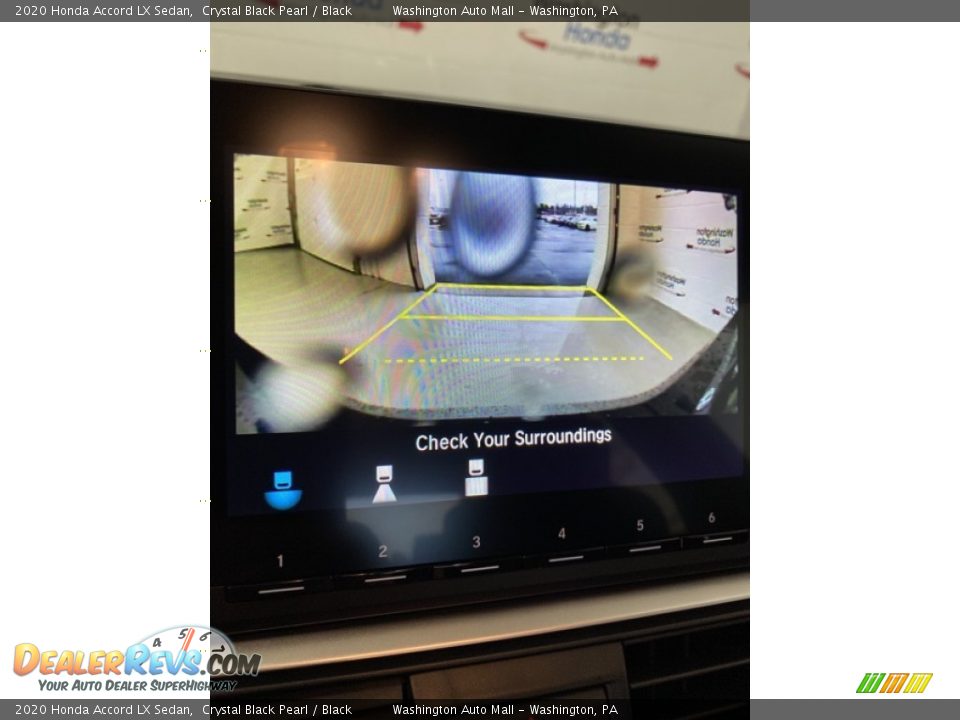 2020 Honda Accord LX Sedan Crystal Black Pearl / Black Photo #26