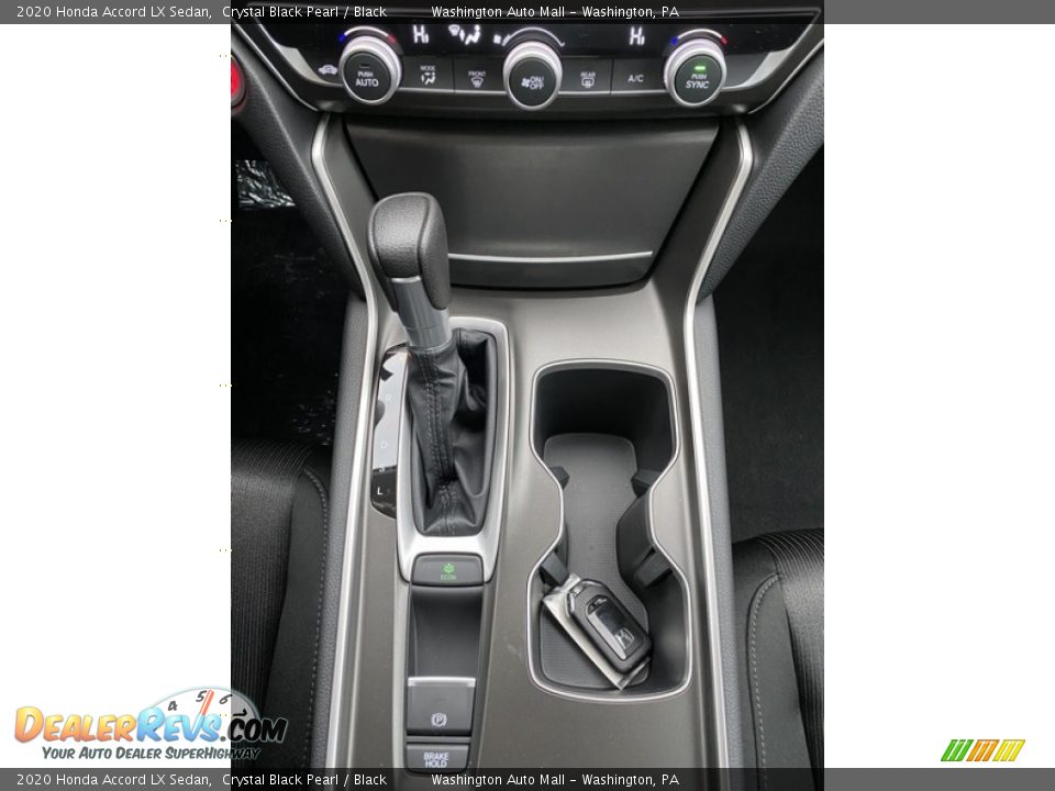 2020 Honda Accord LX Sedan Crystal Black Pearl / Black Photo #27