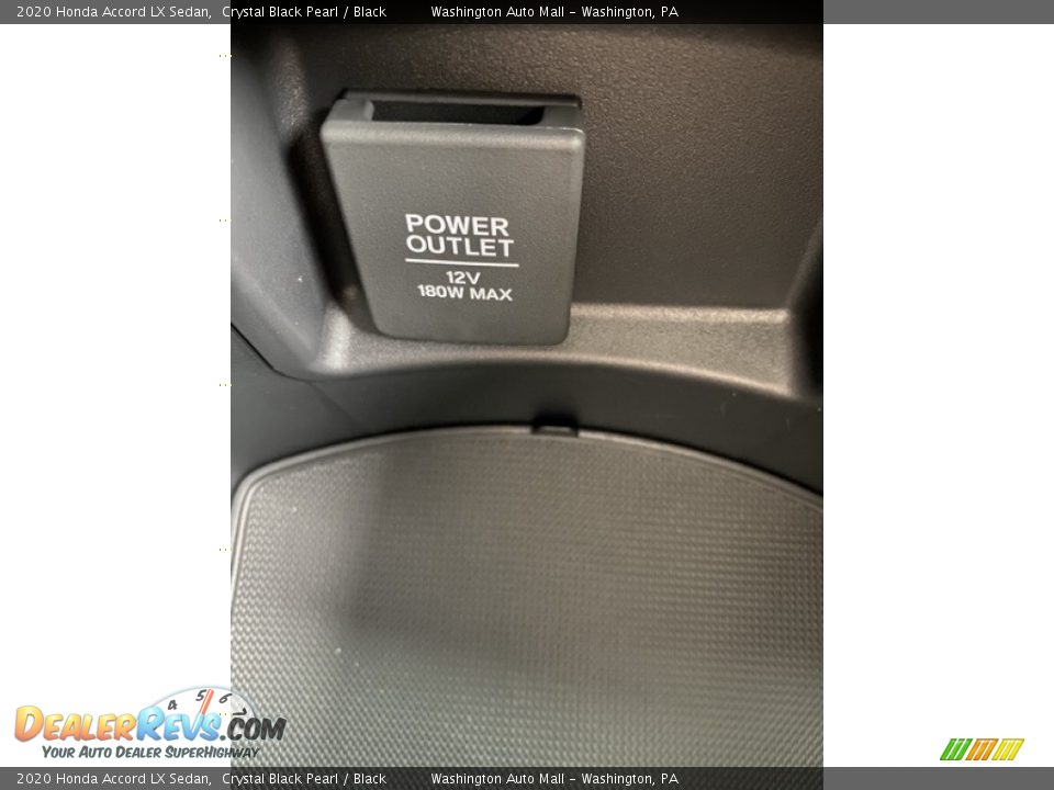 2020 Honda Accord LX Sedan Crystal Black Pearl / Black Photo #31