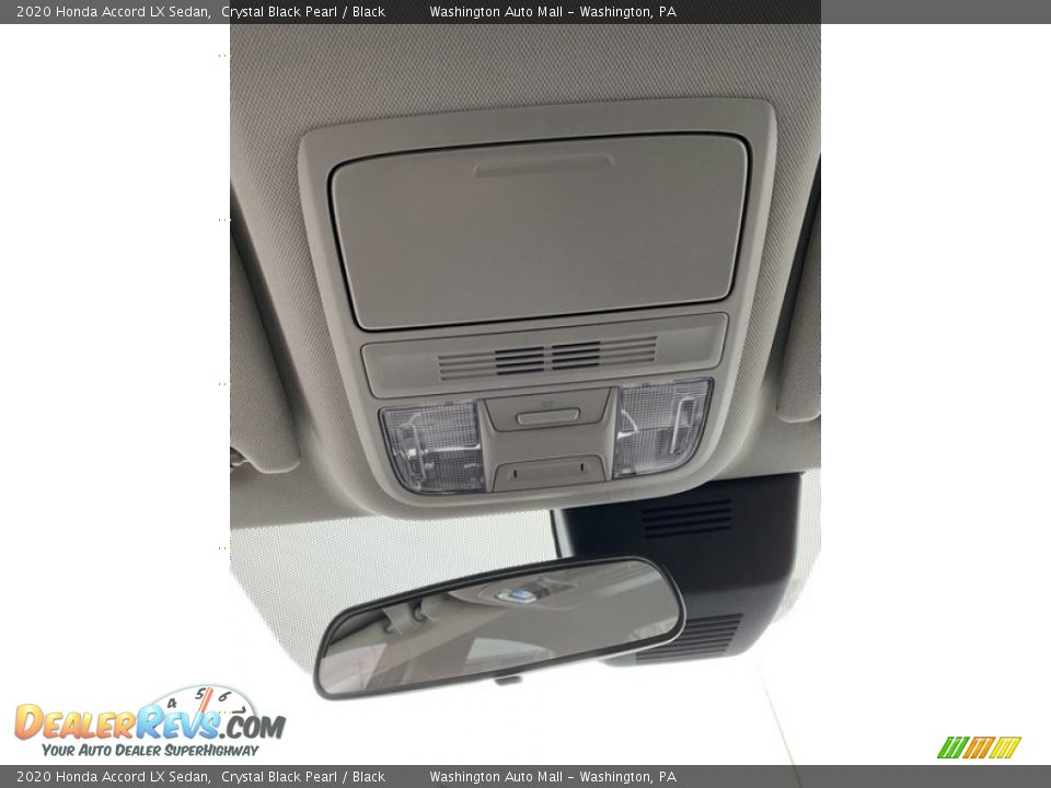 2020 Honda Accord LX Sedan Crystal Black Pearl / Black Photo #32