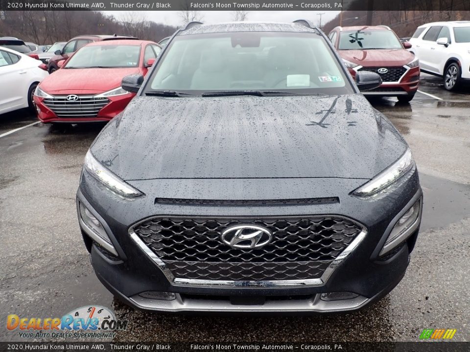 2020 Hyundai Kona Ultimate AWD Thunder Gray / Black Photo #4