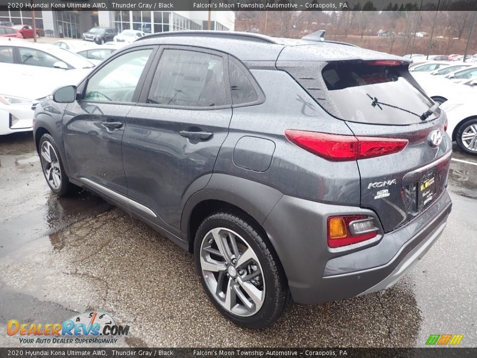 2020 Hyundai Kona Ultimate AWD Thunder Gray / Black Photo #6