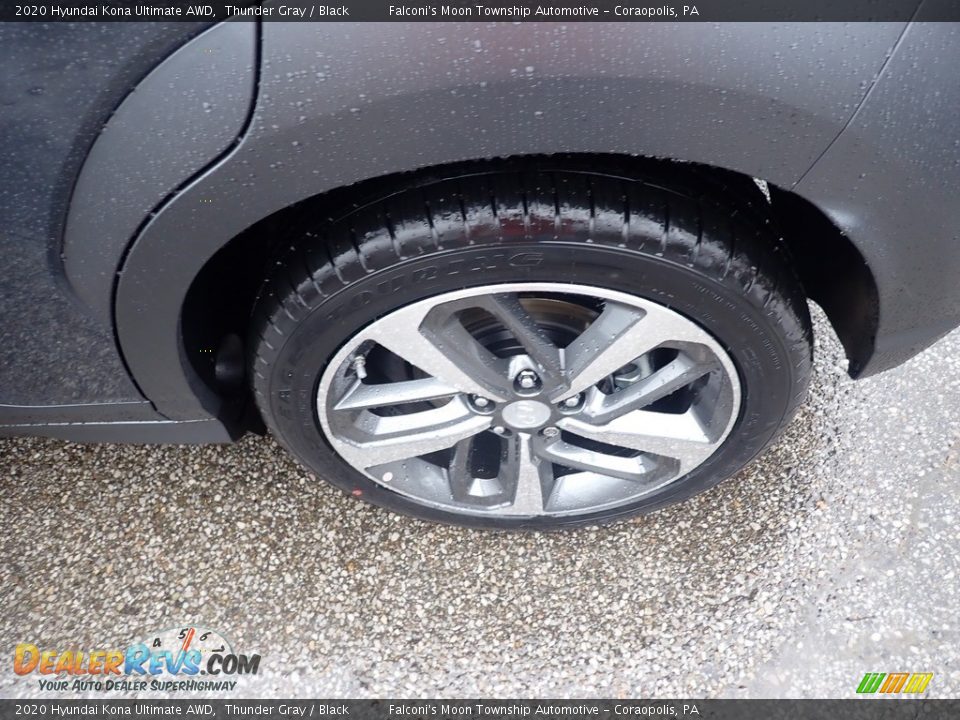 2020 Hyundai Kona Ultimate AWD Thunder Gray / Black Photo #7