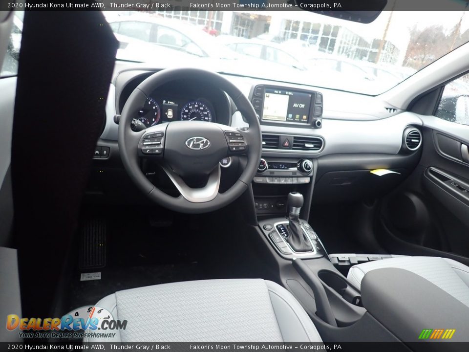 2020 Hyundai Kona Ultimate AWD Thunder Gray / Black Photo #9