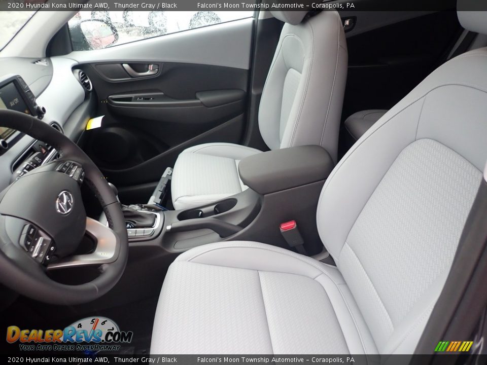 2020 Hyundai Kona Ultimate AWD Thunder Gray / Black Photo #10