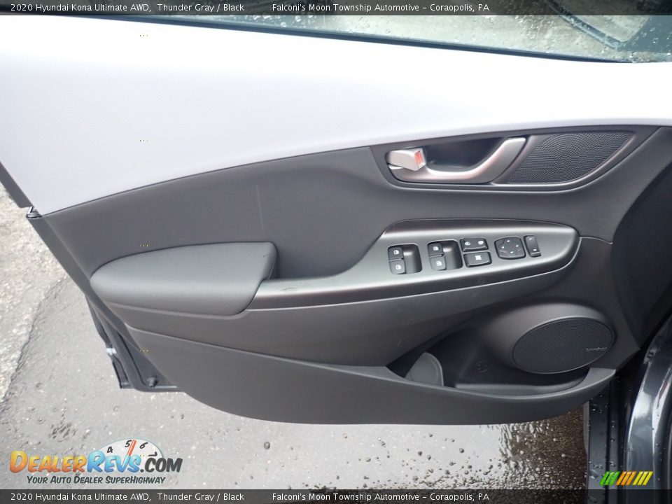 2020 Hyundai Kona Ultimate AWD Thunder Gray / Black Photo #11