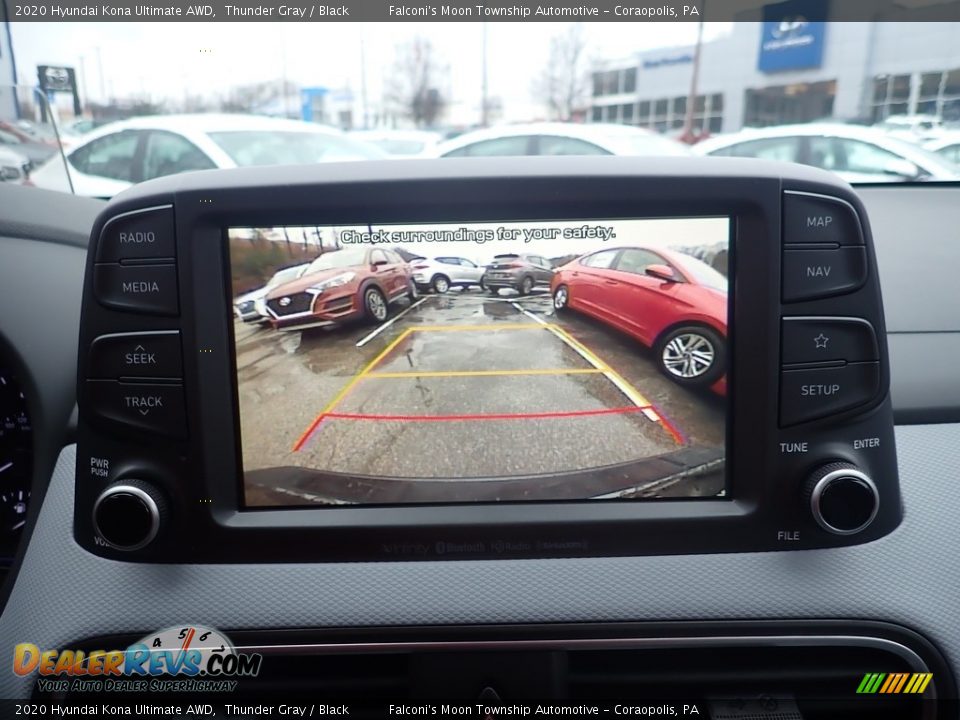 2020 Hyundai Kona Ultimate AWD Thunder Gray / Black Photo #15