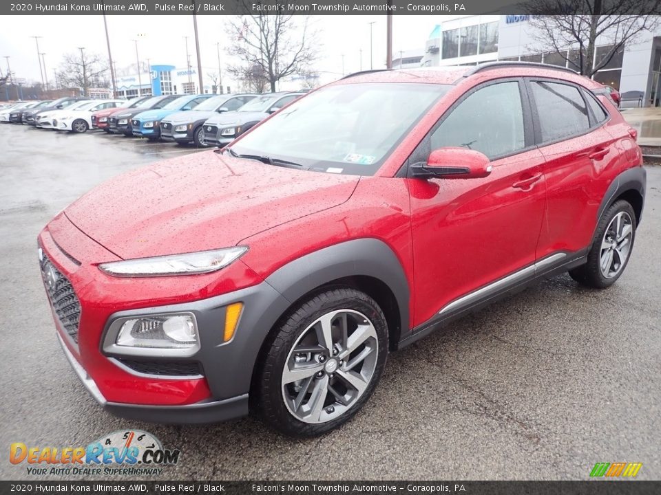 Front 3/4 View of 2020 Hyundai Kona Ultimate AWD Photo #5