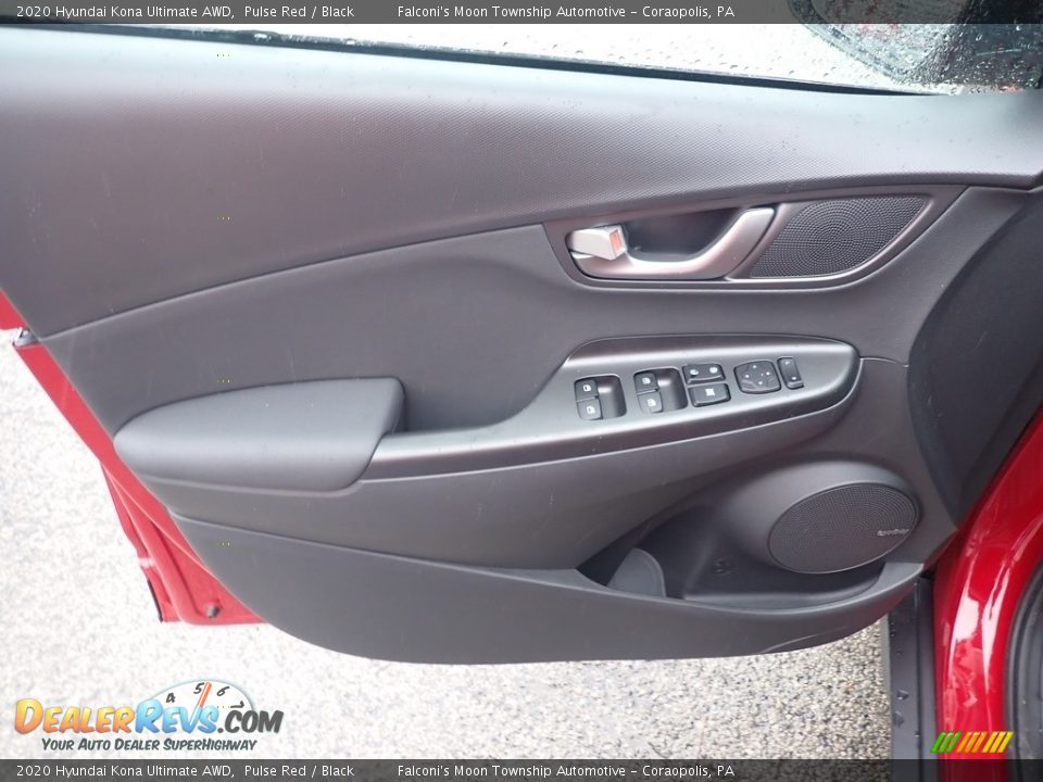 2020 Hyundai Kona Ultimate AWD Pulse Red / Black Photo #11