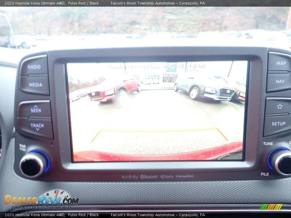 2020 Hyundai Kona Ultimate AWD Pulse Red / Black Photo #14