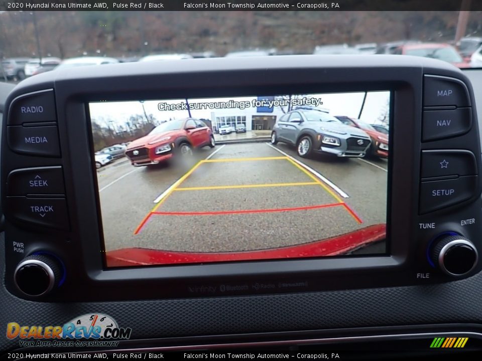 2020 Hyundai Kona Ultimate AWD Pulse Red / Black Photo #15