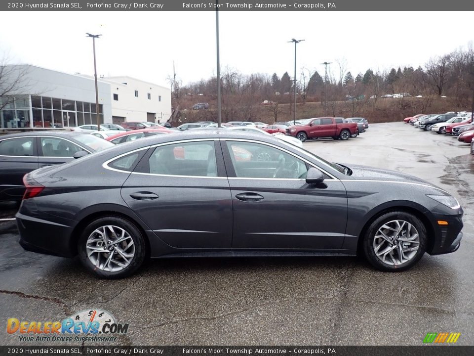 2020 Hyundai Sonata SEL Portofino Gray / Dark Gray Photo #1