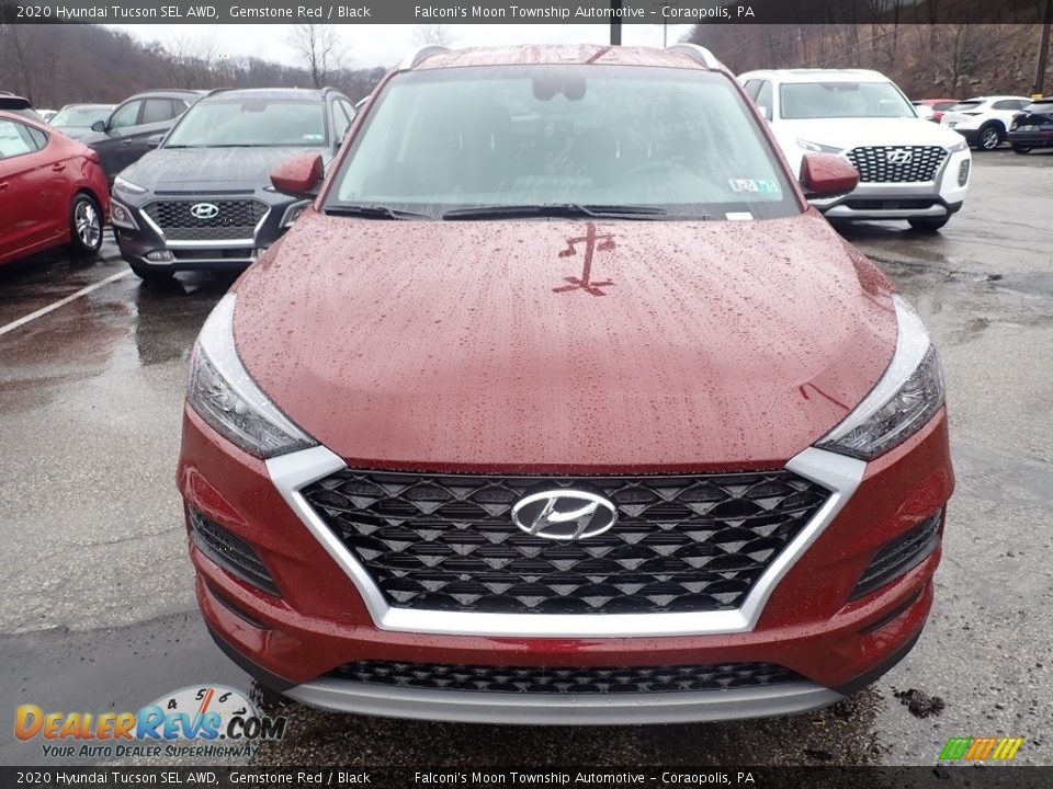 2020 Hyundai Tucson SEL AWD Gemstone Red / Black Photo #4