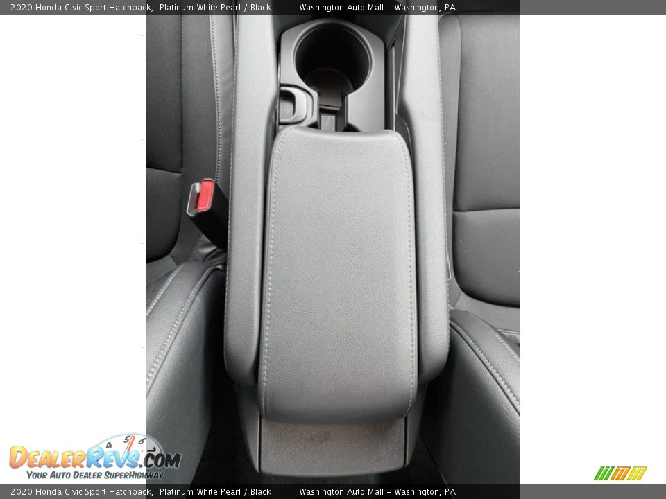 2020 Honda Civic Sport Hatchback Platinum White Pearl / Black Photo #29