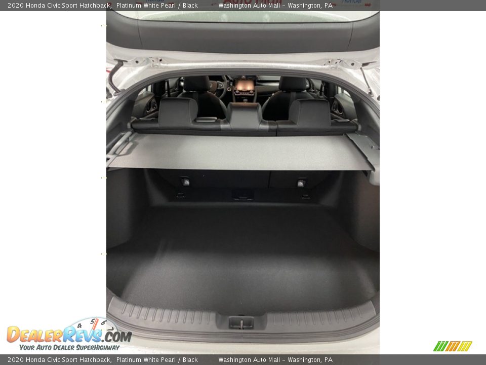 2020 Honda Civic Sport Hatchback Platinum White Pearl / Black Photo #21