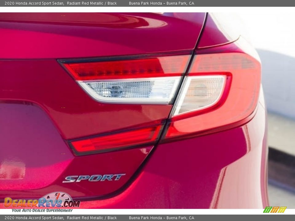 2020 Honda Accord Sport Sedan Radiant Red Metallic / Black Photo #8