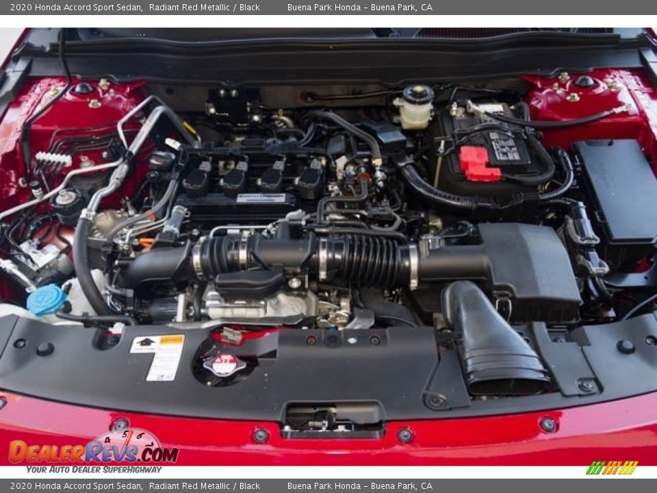 2020 Honda Accord Sport Sedan Radiant Red Metallic / Black Photo #10