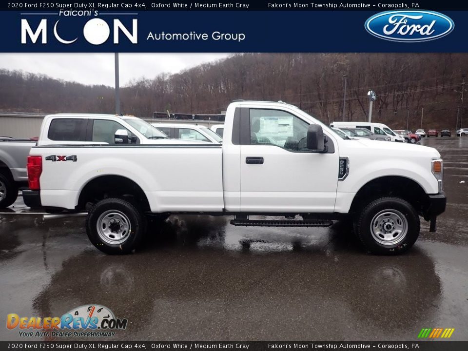 2020 Ford F250 Super Duty XL Regular Cab 4x4 Oxford White / Medium Earth Gray Photo #1
