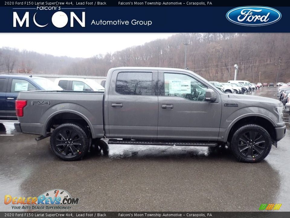 2020 Ford F150 Lariat SuperCrew 4x4 Lead Foot / Black Photo #1