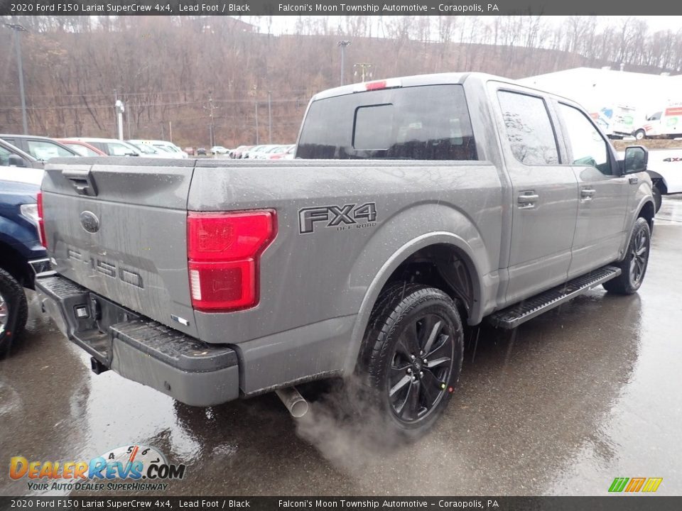 2020 Ford F150 Lariat SuperCrew 4x4 Lead Foot / Black Photo #2