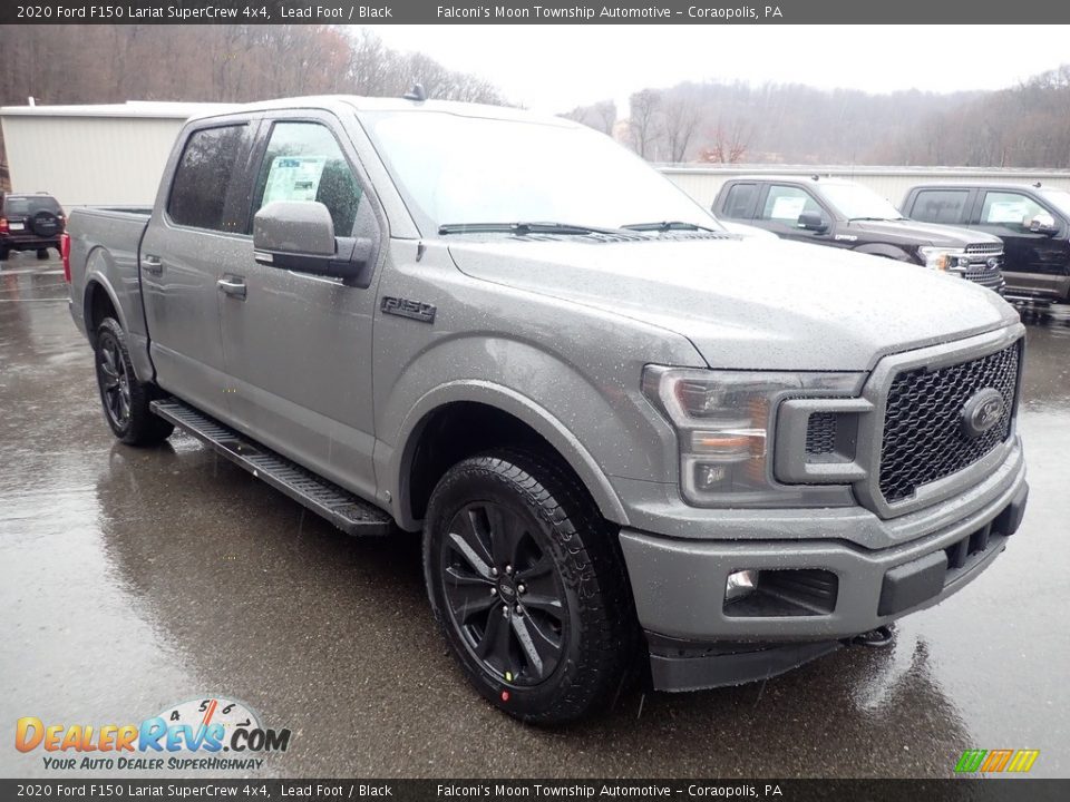2020 Ford F150 Lariat SuperCrew 4x4 Lead Foot / Black Photo #3
