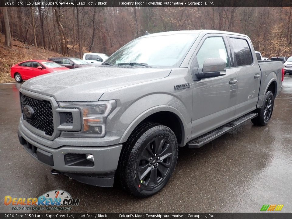 2020 Ford F150 Lariat SuperCrew 4x4 Lead Foot / Black Photo #5