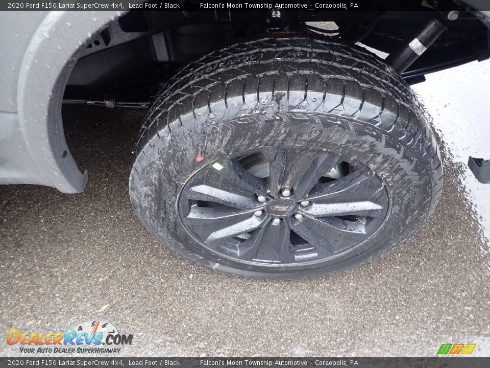 2020 Ford F150 Lariat SuperCrew 4x4 Lead Foot / Black Photo #7