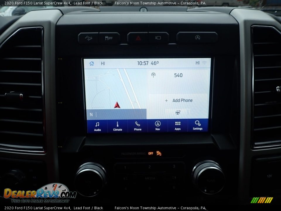 2020 Ford F150 Lariat SuperCrew 4x4 Lead Foot / Black Photo #14