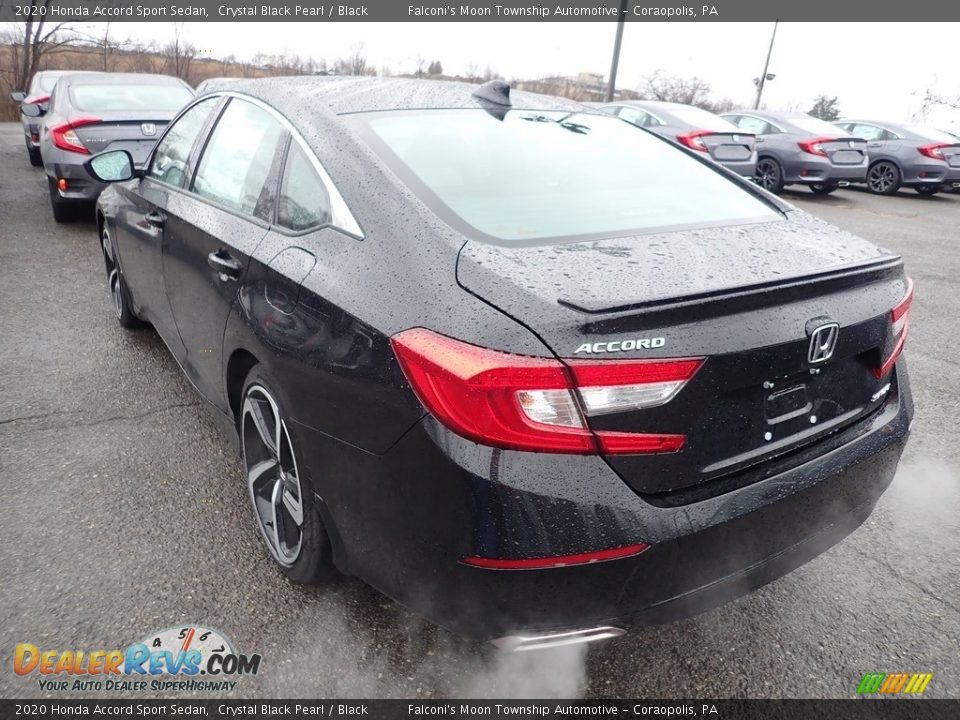 2020 Honda Accord Sport Sedan Crystal Black Pearl / Black Photo #2