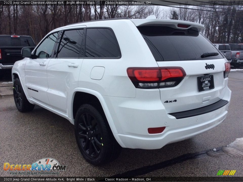 2020 Jeep Grand Cherokee Altitude 4x4 Bright White / Black Photo #7