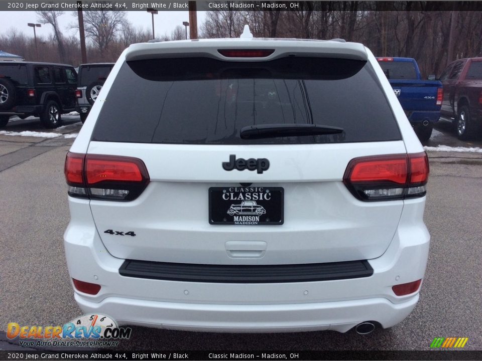 2020 Jeep Grand Cherokee Altitude 4x4 Bright White / Black Photo #8