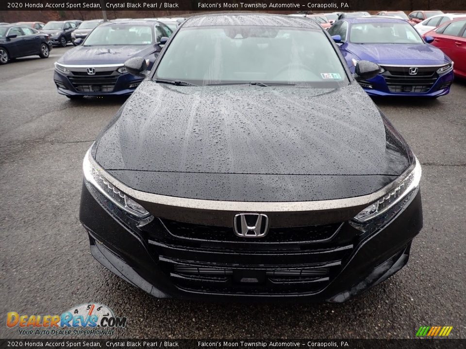 2020 Honda Accord Sport Sedan Crystal Black Pearl / Black Photo #6