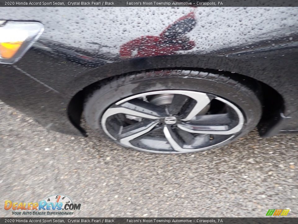2020 Honda Accord Sport Sedan Crystal Black Pearl / Black Photo #7