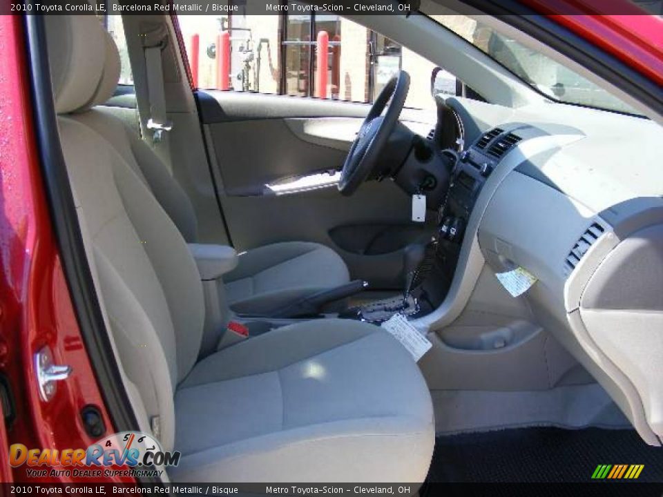 2010 Toyota Corolla LE Barcelona Red Metallic / Bisque Photo #13