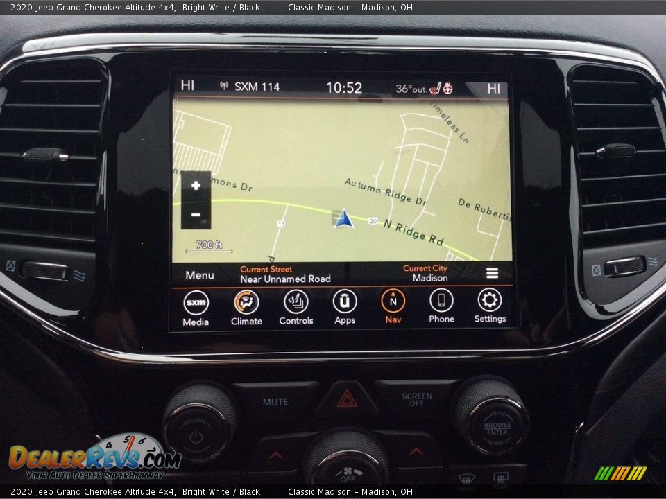 2020 Jeep Grand Cherokee Altitude 4x4 Bright White / Black Photo #16