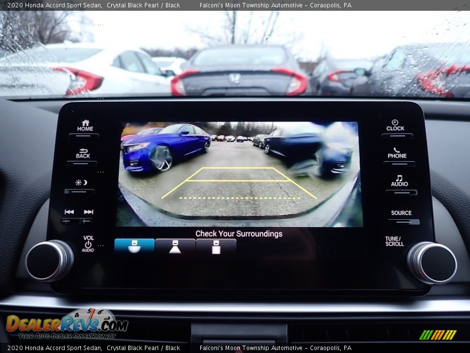 2020 Honda Accord Sport Sedan Crystal Black Pearl / Black Photo #14
