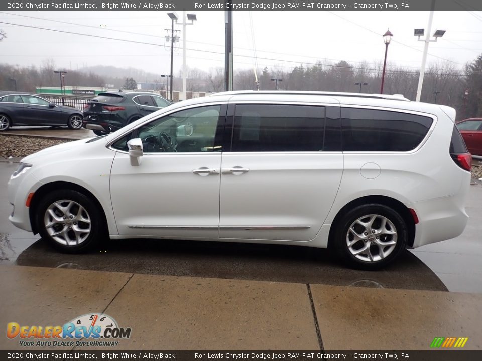 2020 Chrysler Pacifica Limited Bright White / Alloy/Black Photo #5