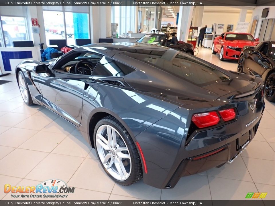 2019 Chevrolet Corvette Stingray Coupe Shadow Gray Metallic / Black Photo #4