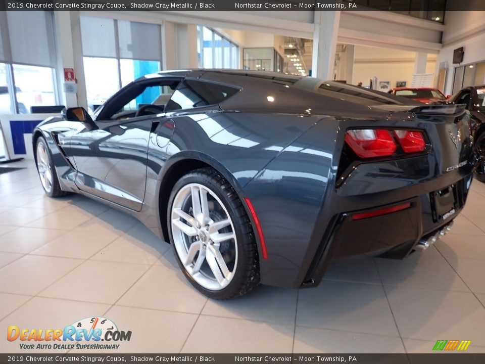 2019 Chevrolet Corvette Stingray Coupe Shadow Gray Metallic / Black Photo #5