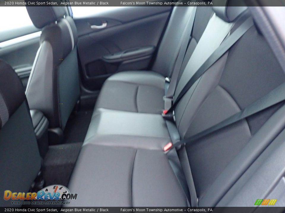 2020 Honda Civic Sport Sedan Aegean Blue Metallic / Black Photo #10