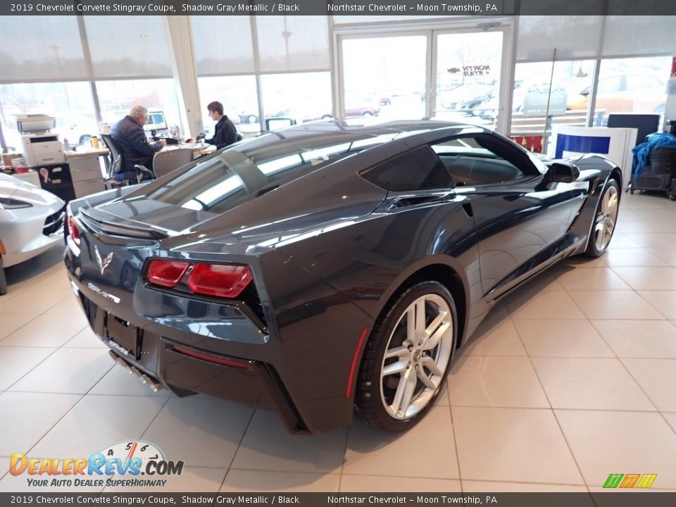 2019 Chevrolet Corvette Stingray Coupe Shadow Gray Metallic / Black Photo #7