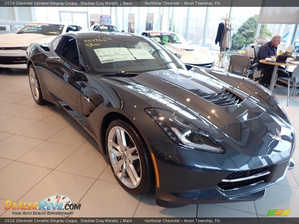 2019 Chevrolet Corvette Stingray Coupe Shadow Gray Metallic / Black Photo #10